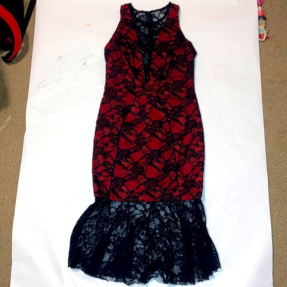 Milly Red&Black dress - Picture 1 of 5